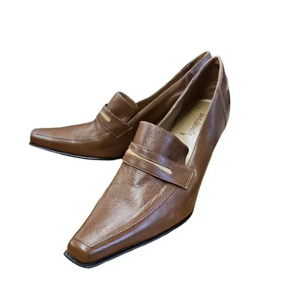 Luichiny leather Heeled Oxford size 8.5 - Picture 7 of 10